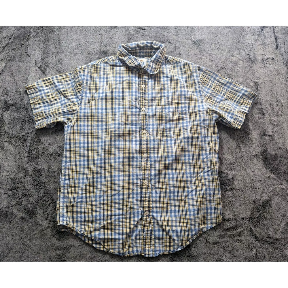 Levi's Short Sleeve Button Up Shirt Men's Size Large Plaid